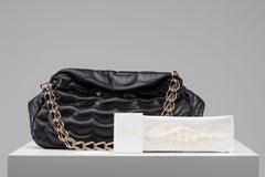 Chloe Juana Black Chain Bag Quilted Leather Rare