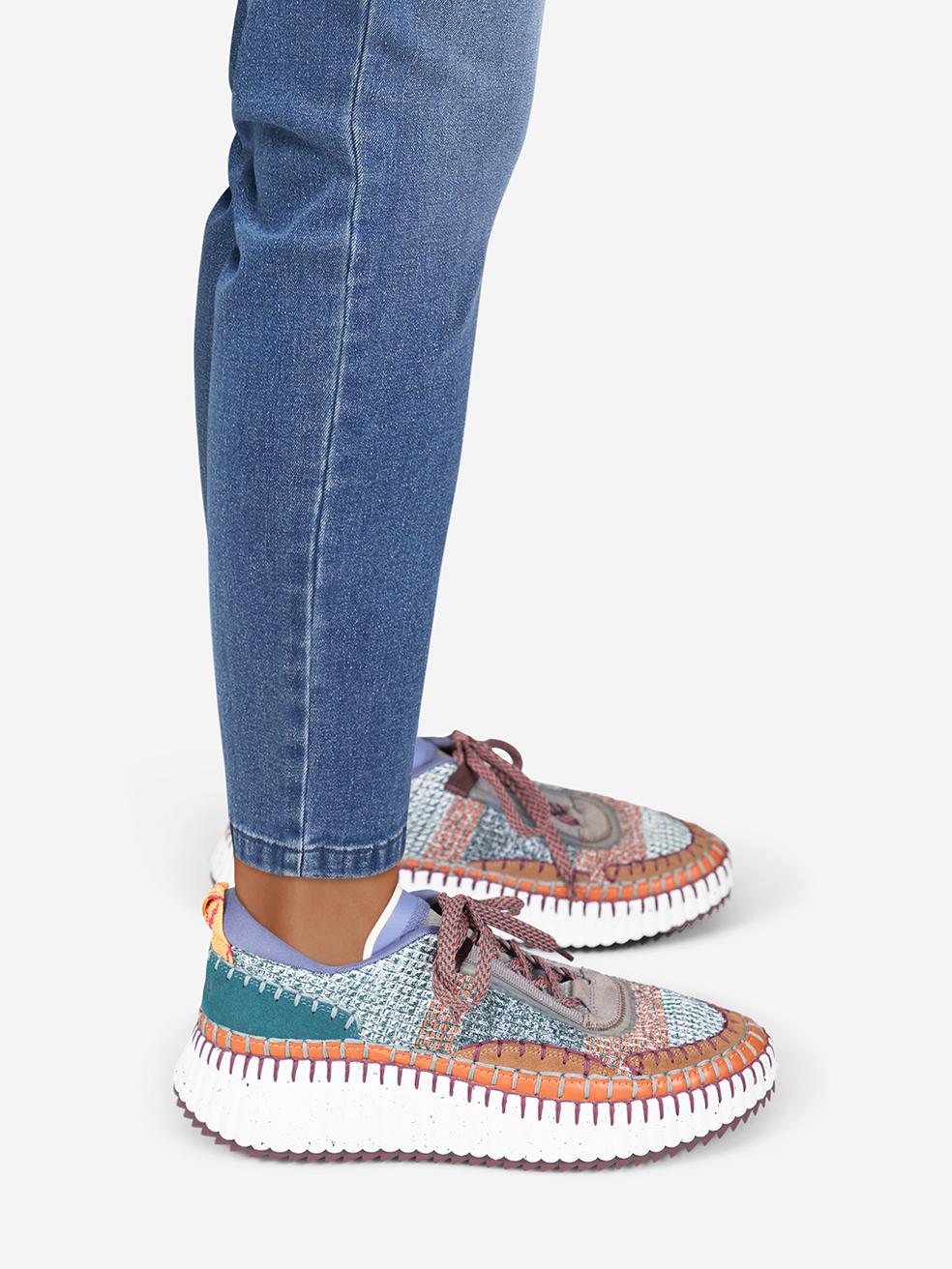 CONDITION is Very good. Minimal wear to the trainers is evident. Abrasion to the rim of the sole on the right shoe on the left side of this used Chloé designer resale item. This pair of shoes comes in the original dust bags.
 
 
 
 Details
 
 
