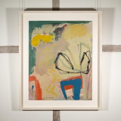 Party on the Friday Night - Colourful Abstract Contemporary Oil Painting