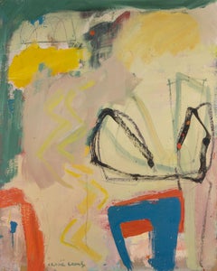 Party on the Friday Night - Colourful Abstract Contemporary Oil Painting