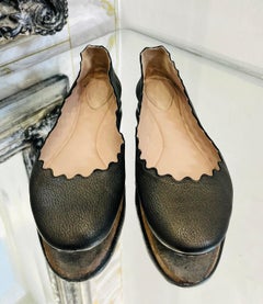 Chloe Leather Ballerina Flats