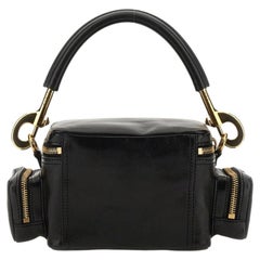 Chloé Leather Camera Shoulder Bag — Black