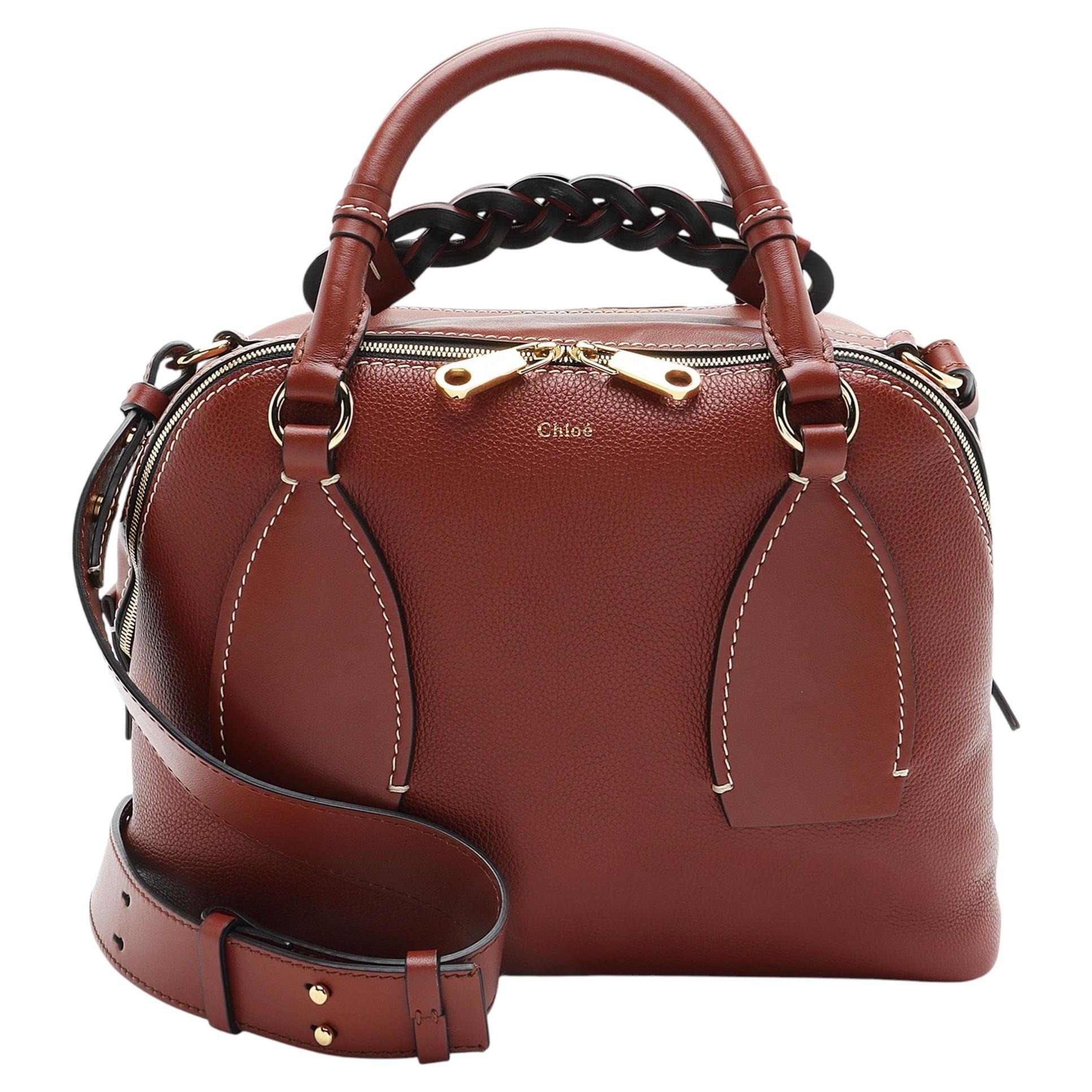Chloe Darla Satchel Leather Medium at 1stDibs