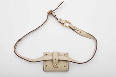 Chloe Leather Mini Belt Bag With Lock