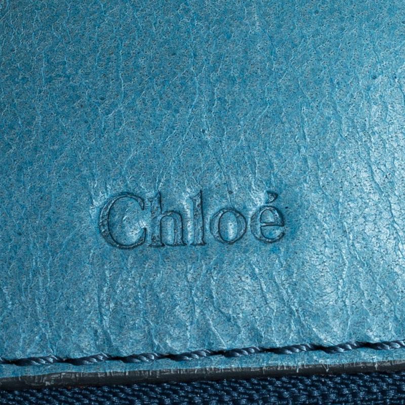 Hellblaue Heloise-Tasche aus Leder 6