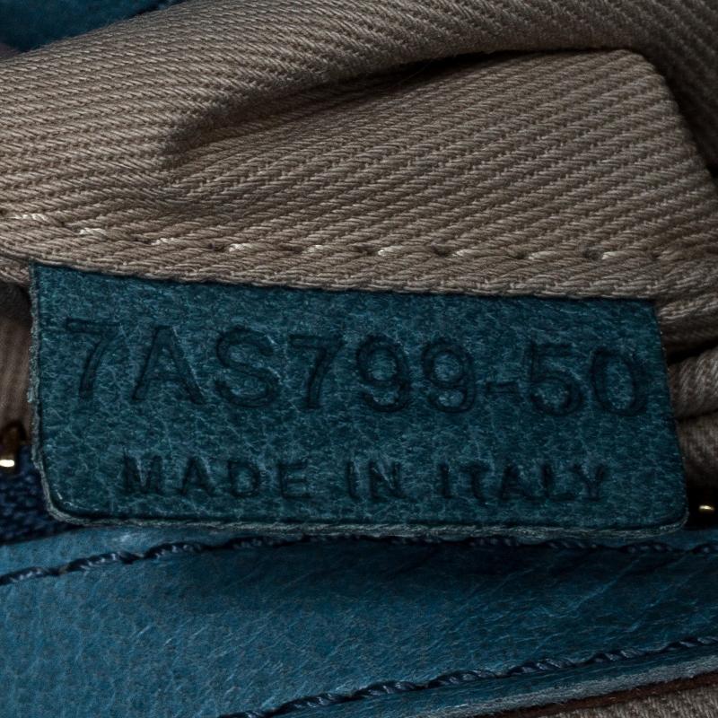 Hellblaue Heloise-Tasche aus Leder 8
