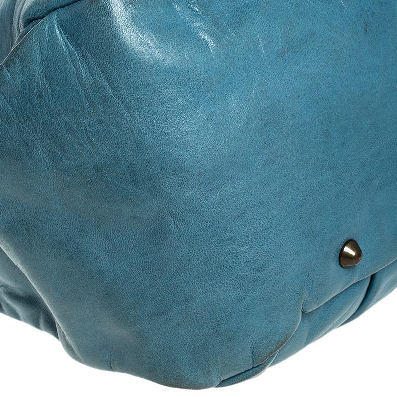 Hellblaue Heloise-Tasche aus Leder 3