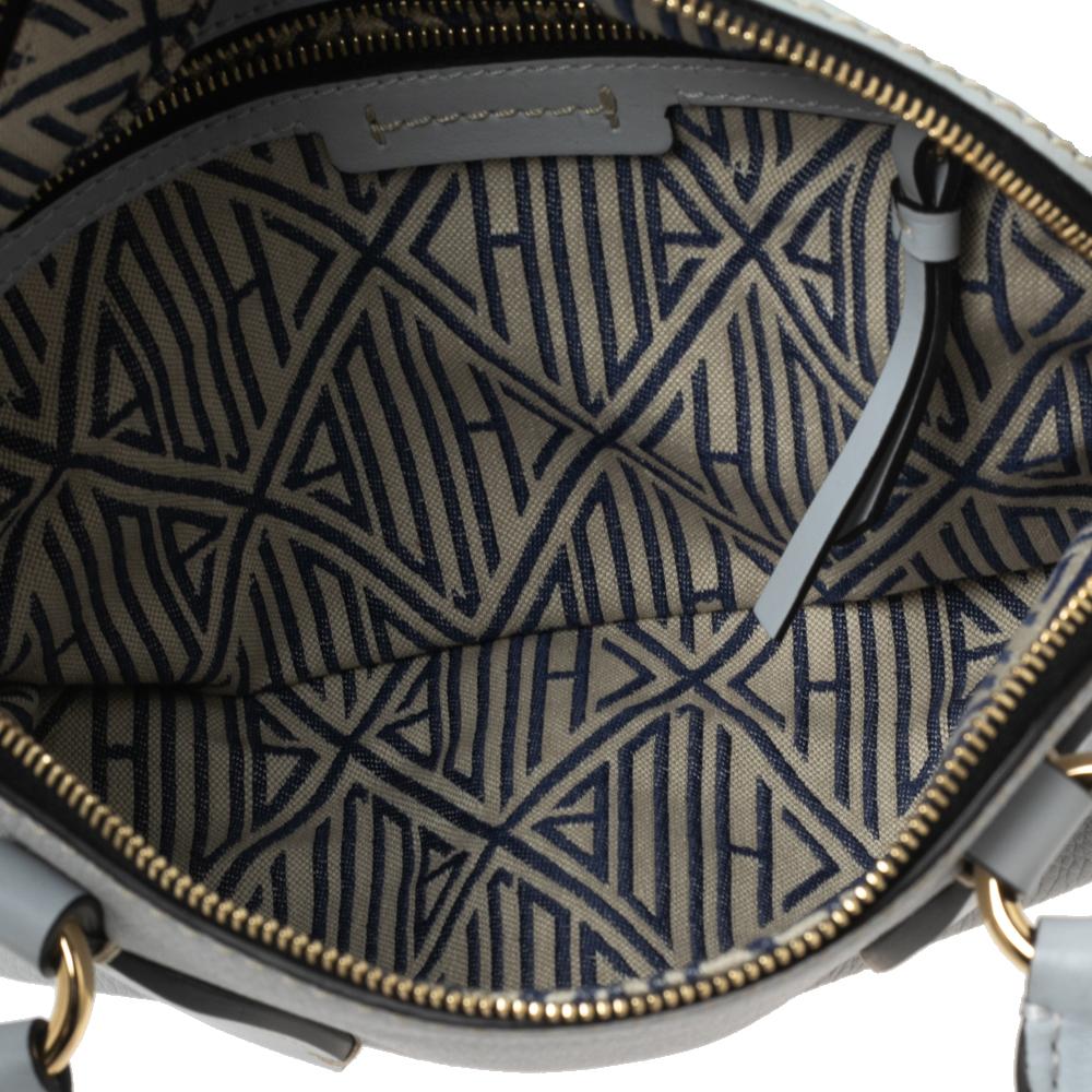 Chloe petite sac à bandoulière Daria en cuir bleu clair 6