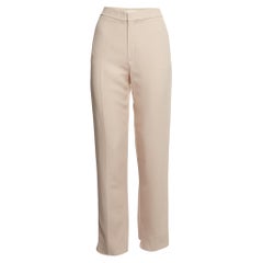 Chloe Light Pink Crepe Trousers M