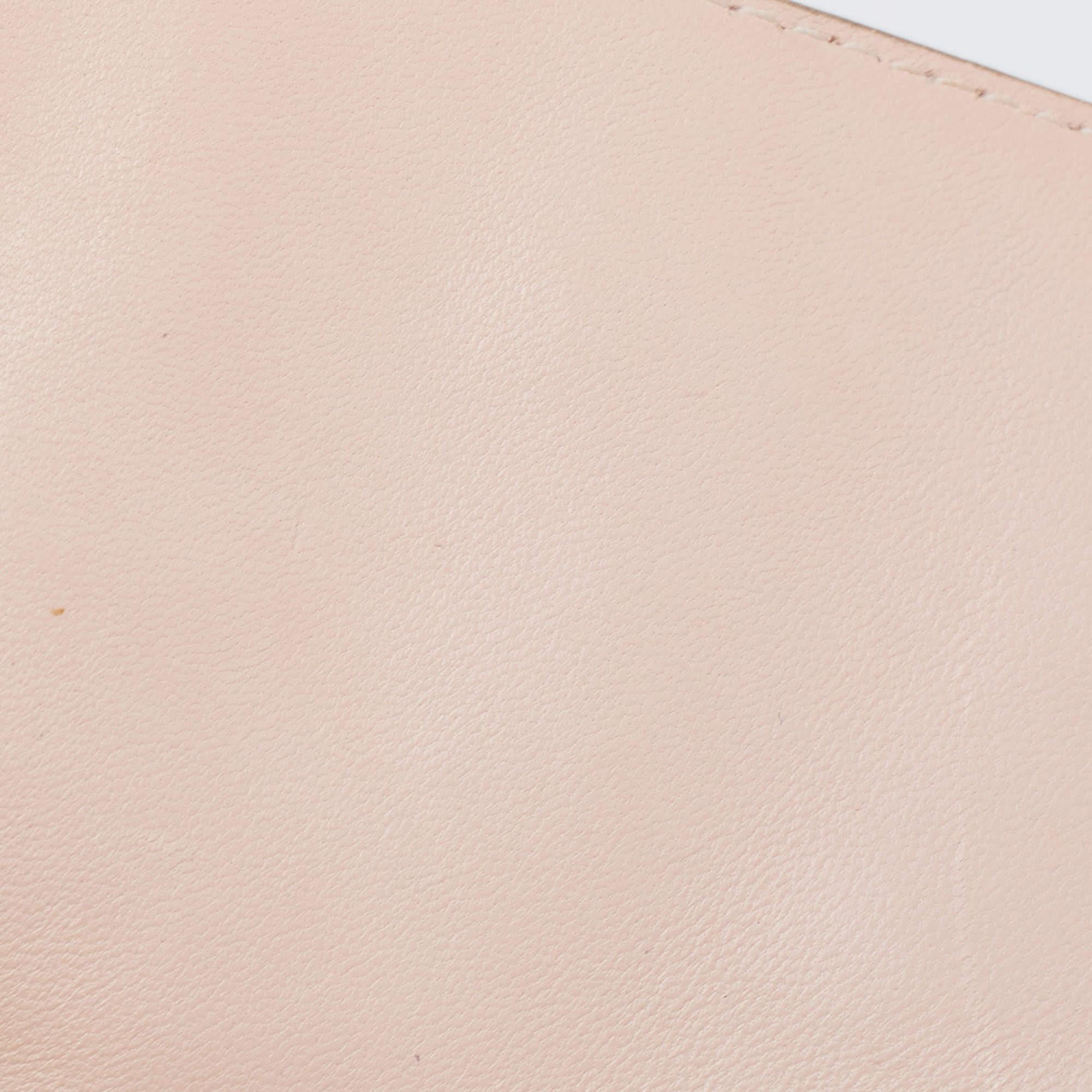 Chloe Light Pink Leather Medium Crystals Embellished Elsie Shoulder Bag 5