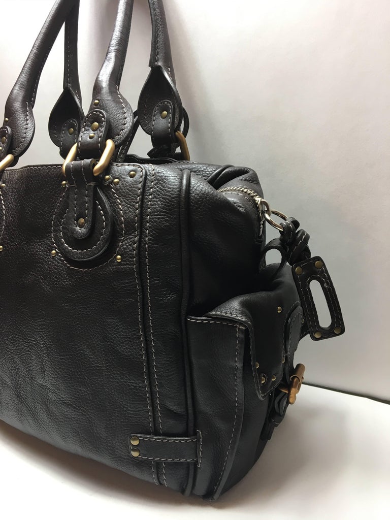 Chloé Leather Paddington Bag For Sale at 1stDibs