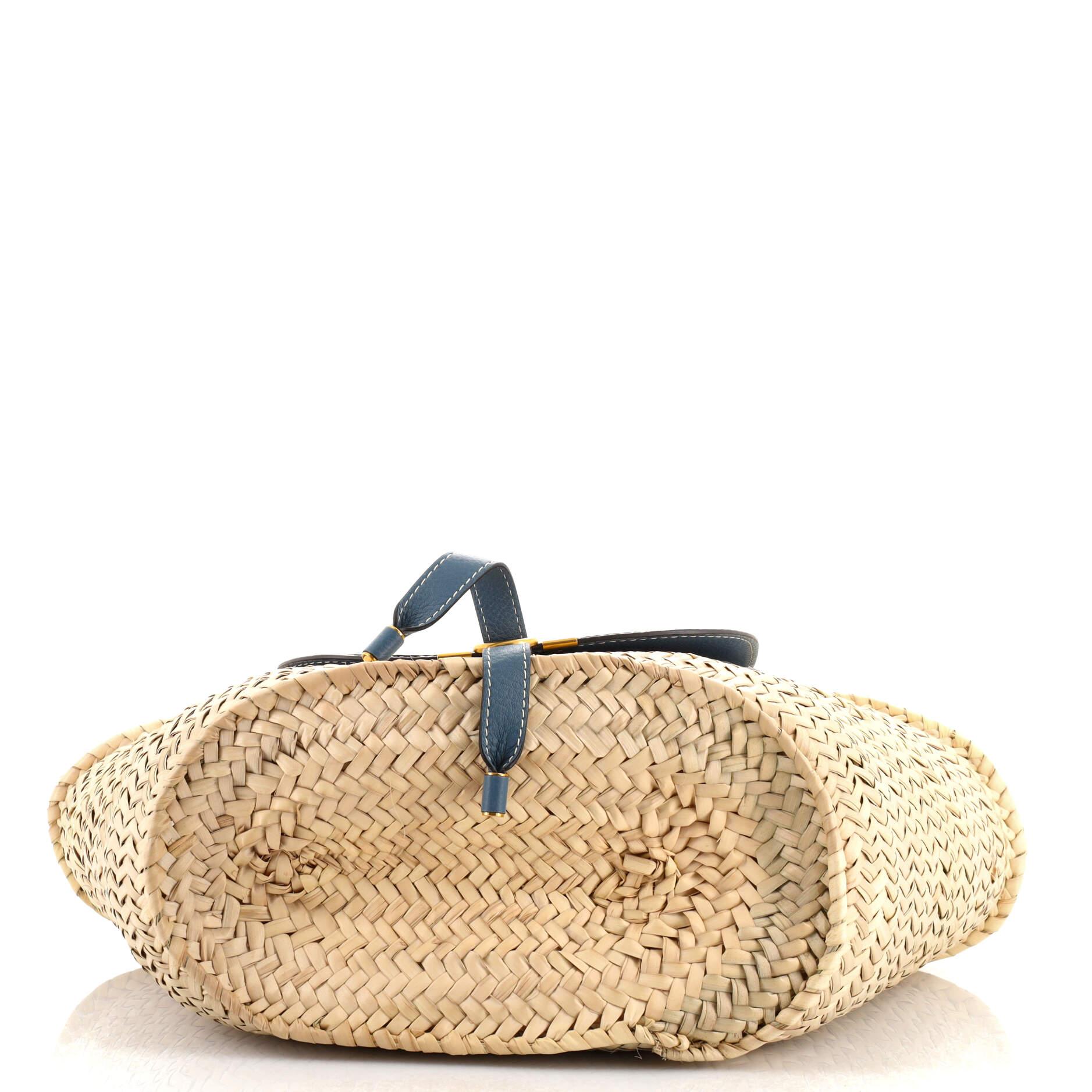 chloe marcie straw bag