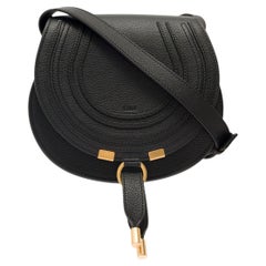 Chloé Marcie Crossbody Bag — Black