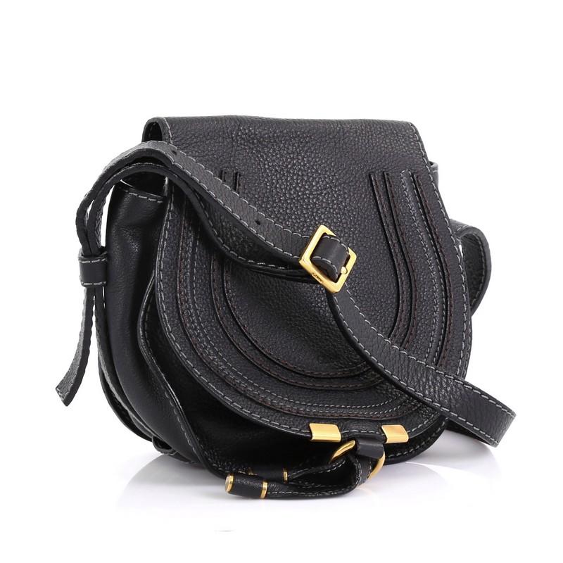 Black Chloe Marcie Crossbody Bag Leather Mini