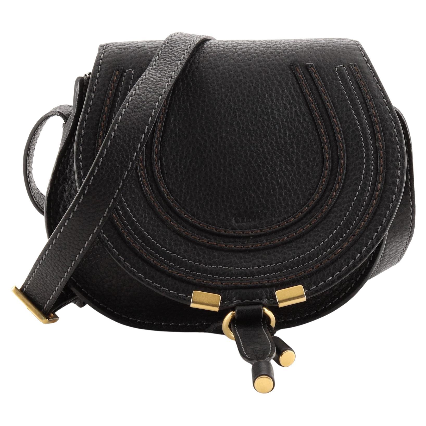 Chloe Marcie Crossbody Bag Leather Small For Sale at 1stDibs