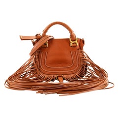 Chloe Marcie Fringe Satchel Leather Mini