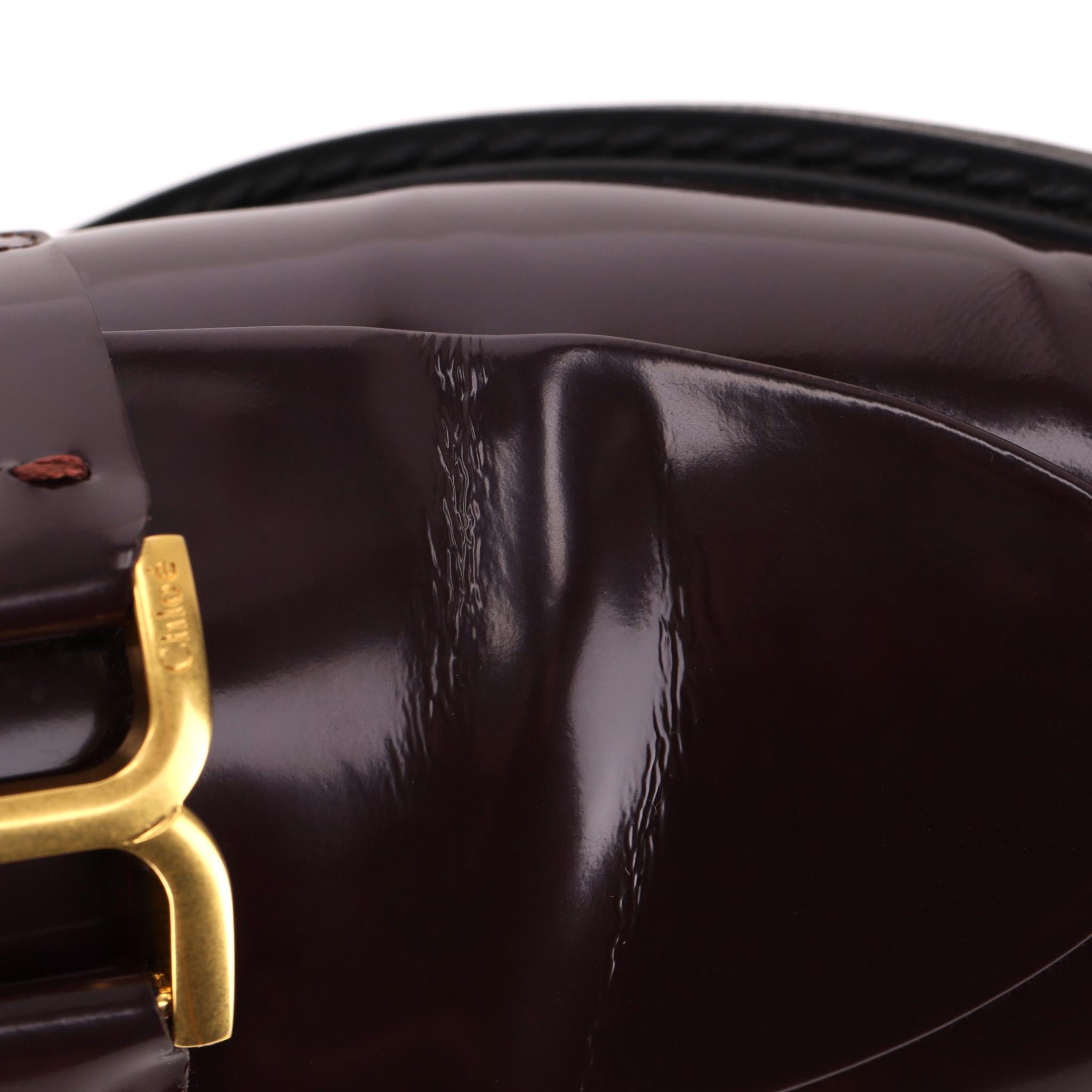 Mocasines Chloe Marcie de piel brillante en venta 5