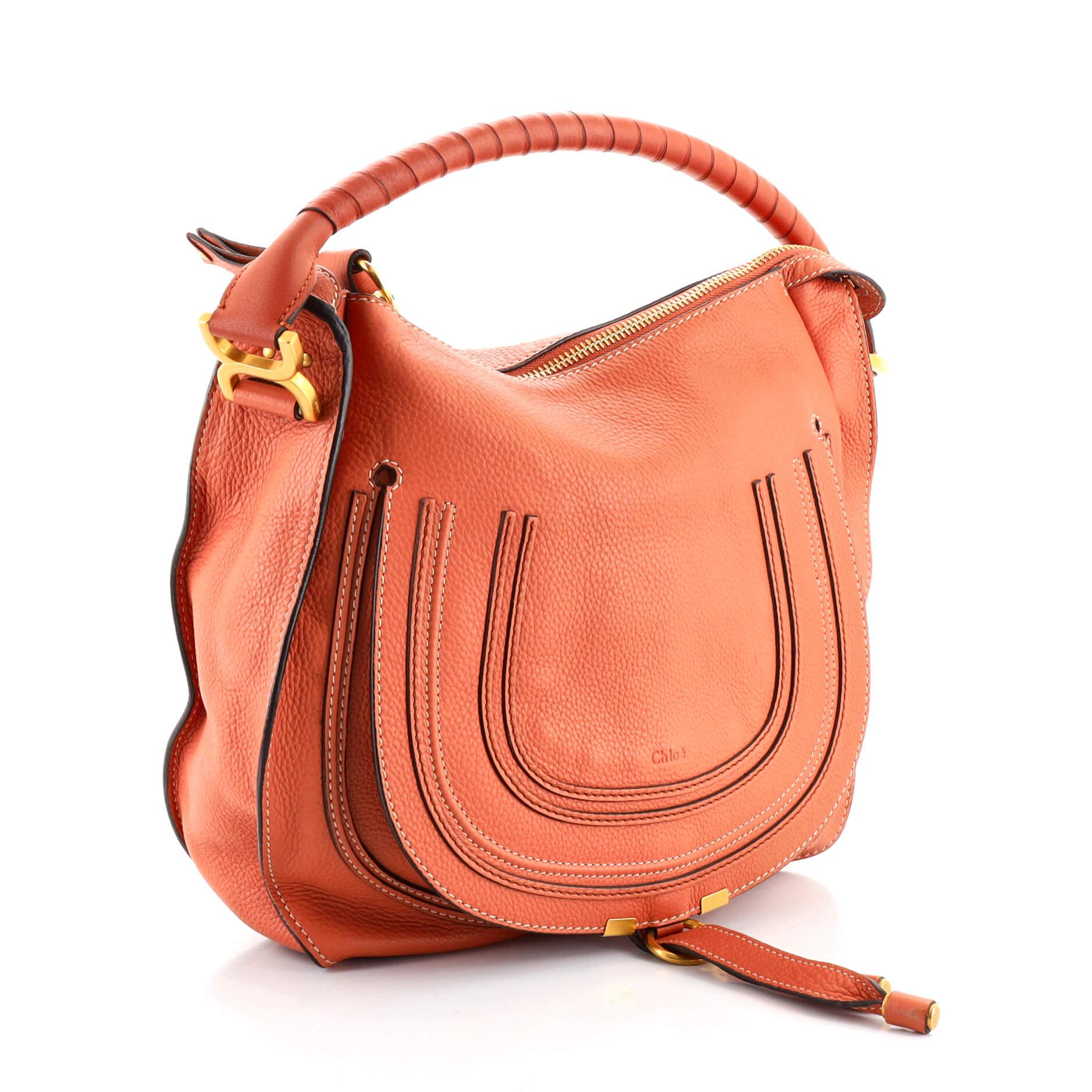 chloe tasche orange