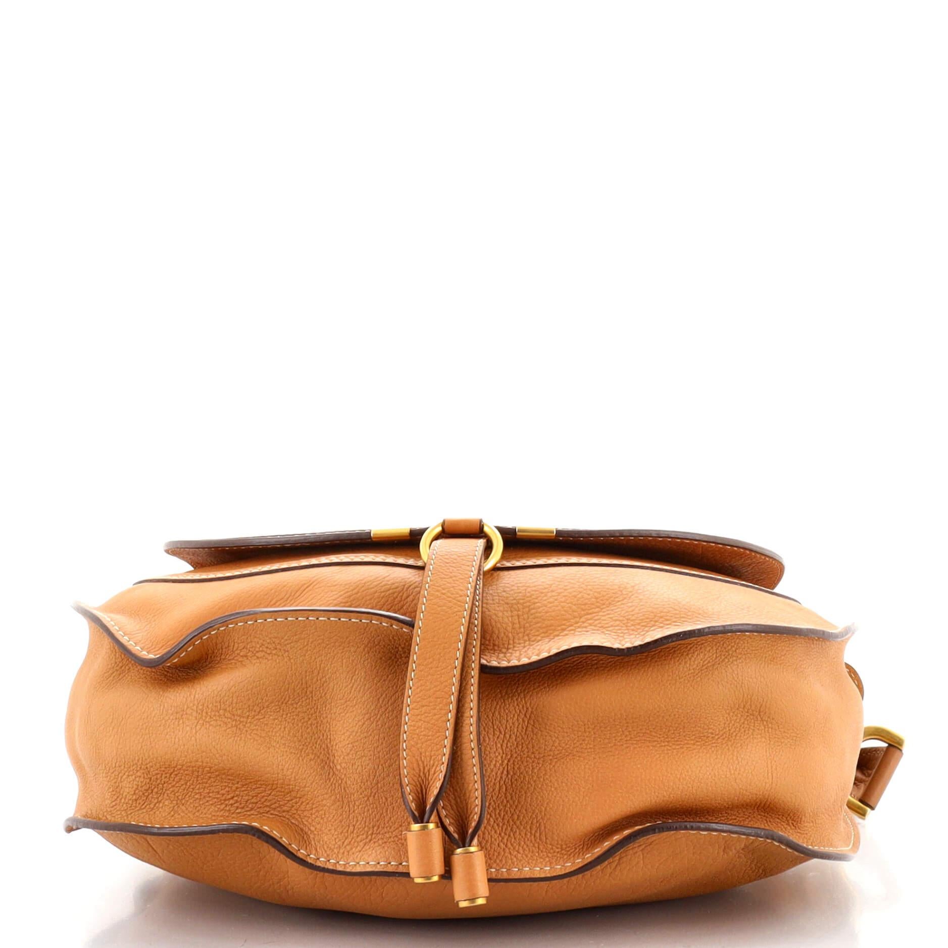 Marcie Hobo Leder Medium mit Lederbesatz im Zustand „Gut“ in NY, NY