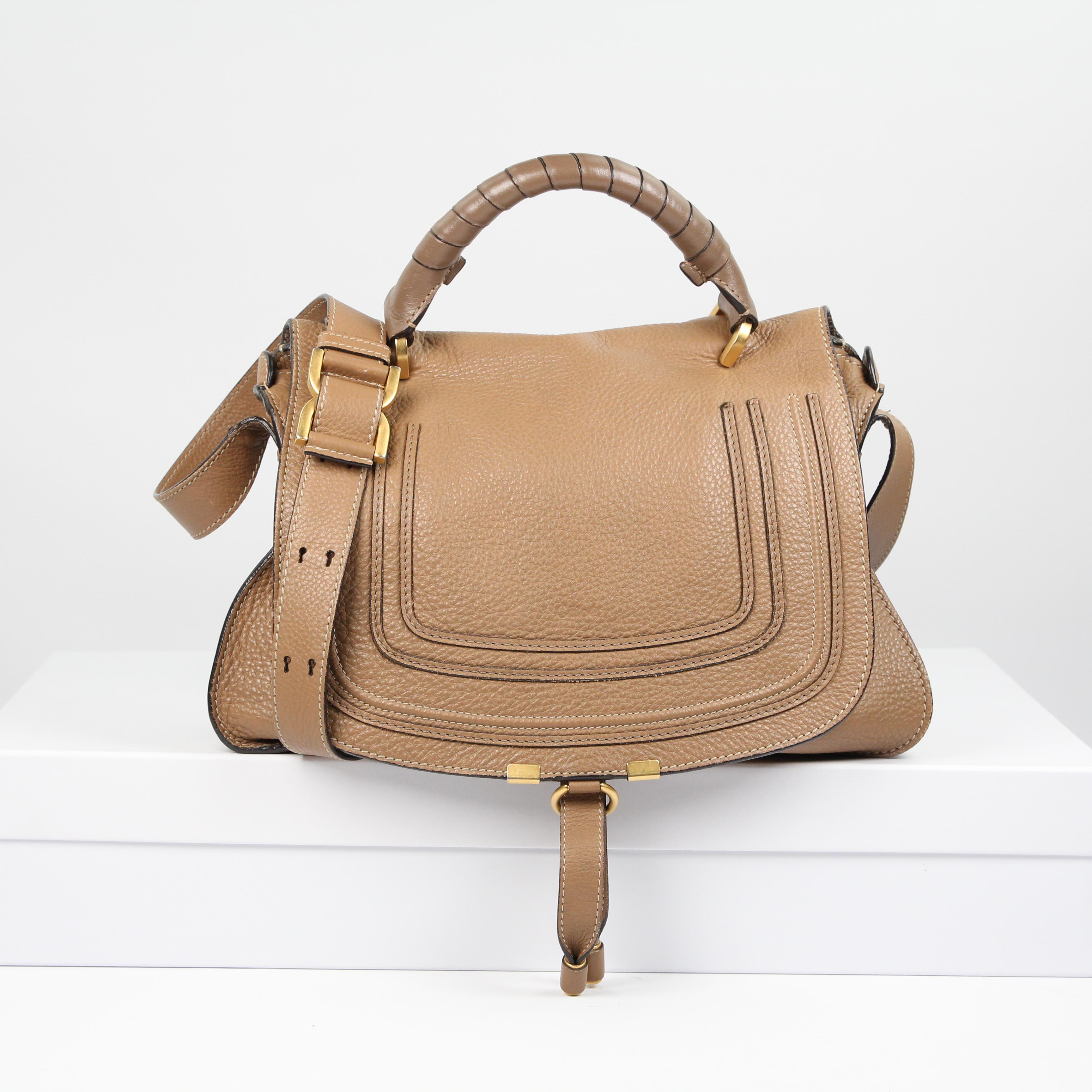 Chloé Marcie leather handbag For Sale 12