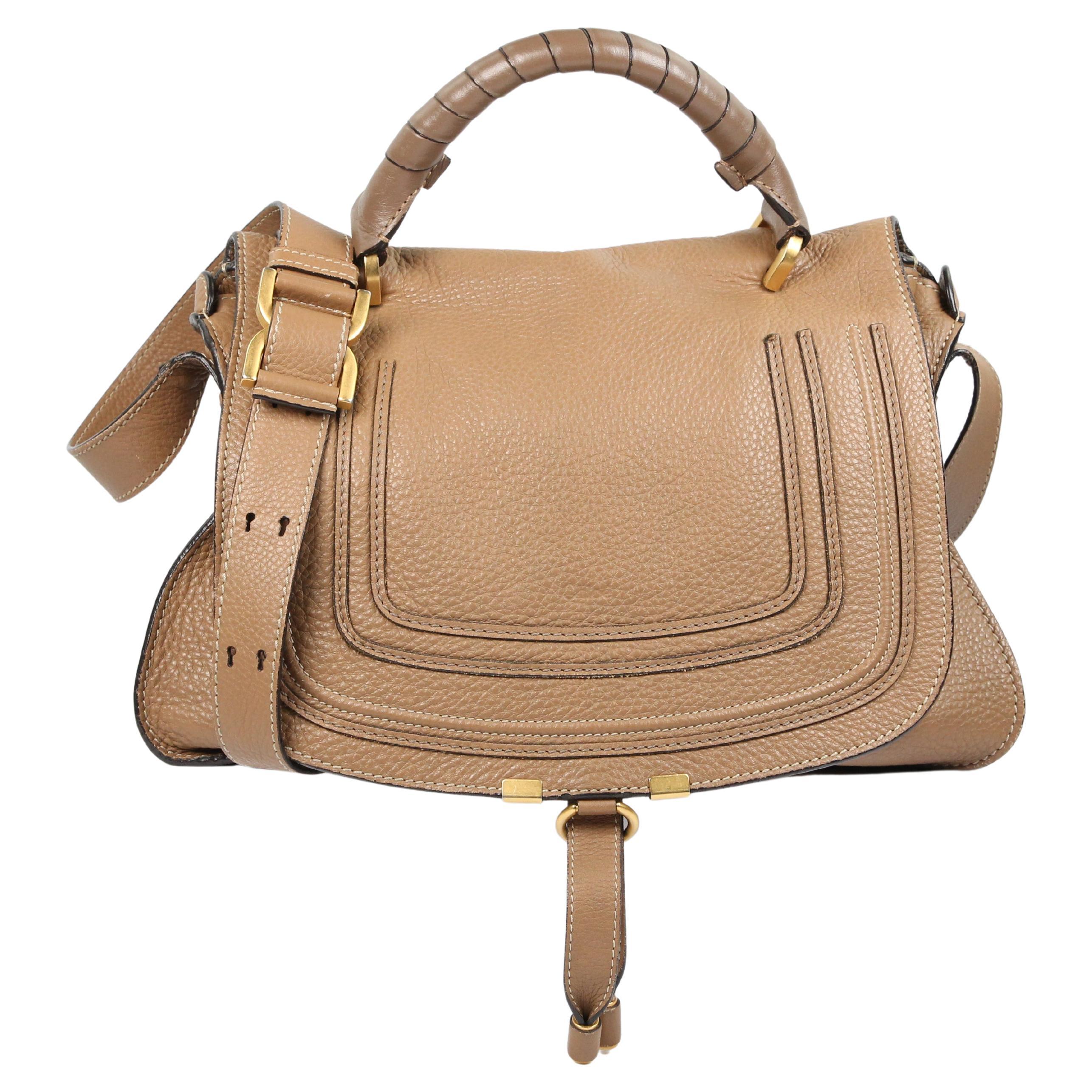Chloé Marcie leather handbag For Sale