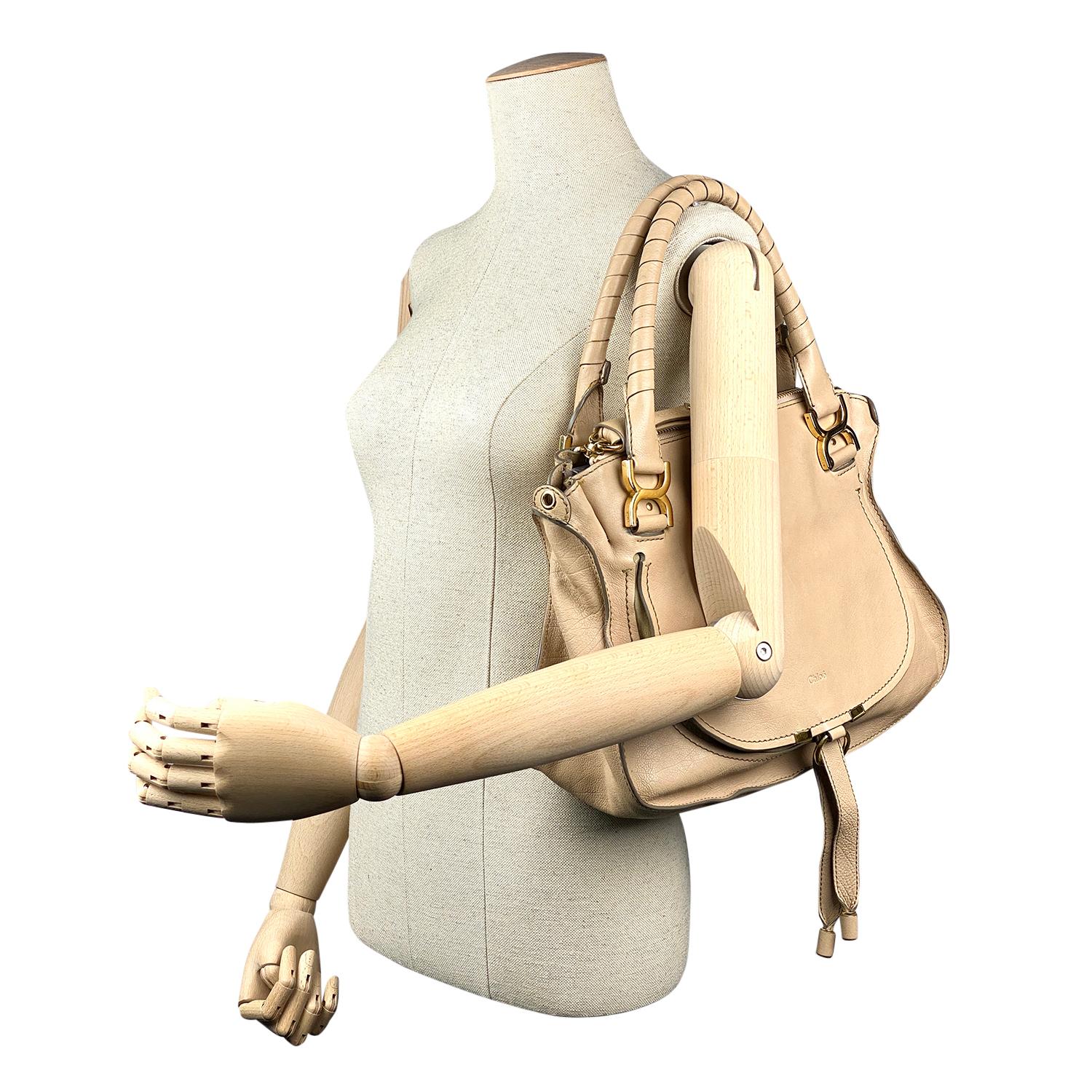 Chloé Marcie Leather Shoulder bag For Sale 4