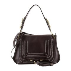 Chloe Marcie Saddle Shoulder Bag Leather Medium