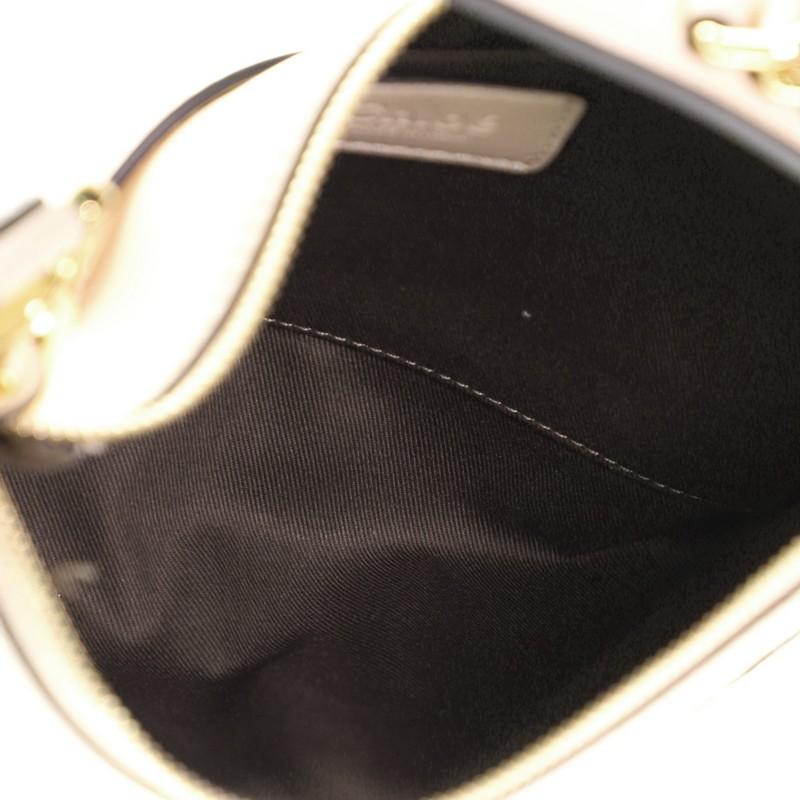 Beige Chloe Marcie Saddle Shoulder Bag Leather Small