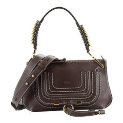 Chloe Marcie Saddle Shoulder Bag Leather Small