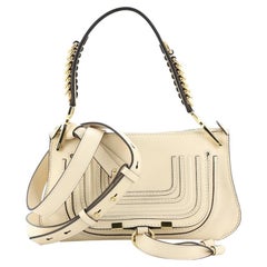 Chloe Marcie Saddle Shoulder Bag Leather Small