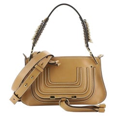 Chloe Marcie Saddle Shoulder Bag Leather Small