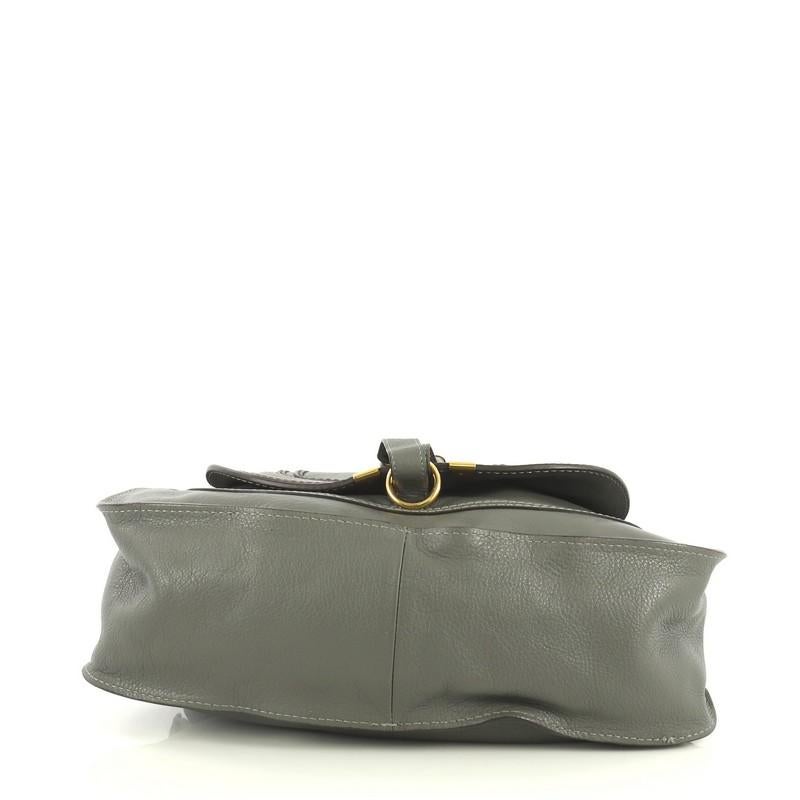 Chloe Marcie Satchel Leather Medium In Good Condition In NY, NY