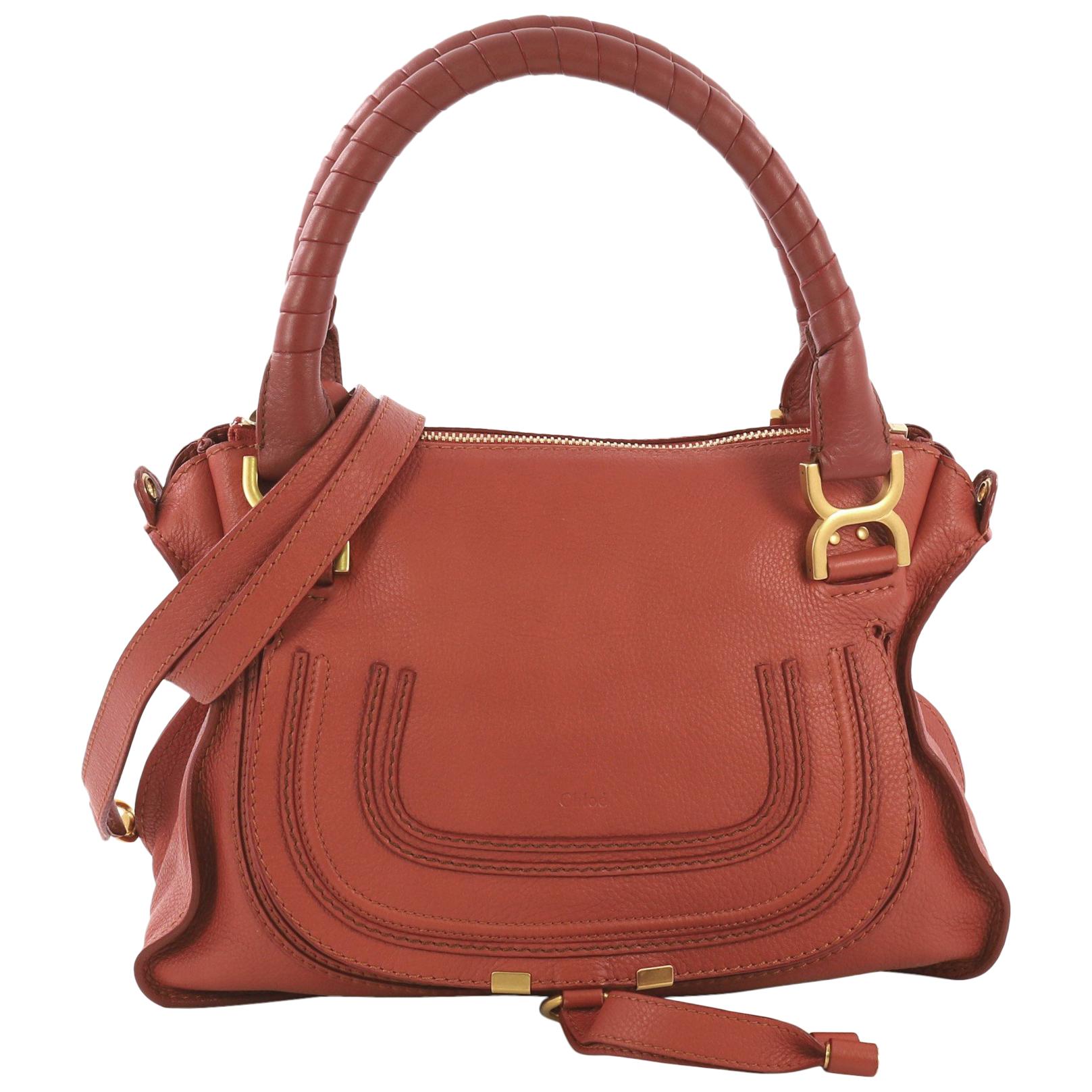 Chloe Marcie Satchel Leather Medium