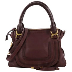 Used Chloe Marcie Satchel Leather Medium