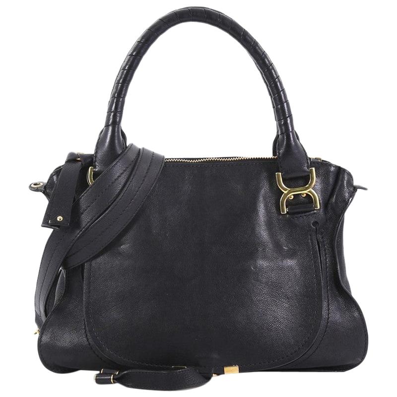 Chloe Marcie Satchel Leather Medium