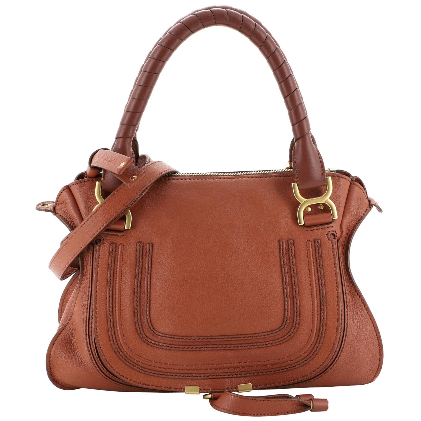 Chloe Marcie Satchel Leather Medium