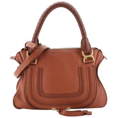 Used Chloe Marcie Satchel Leather Medium