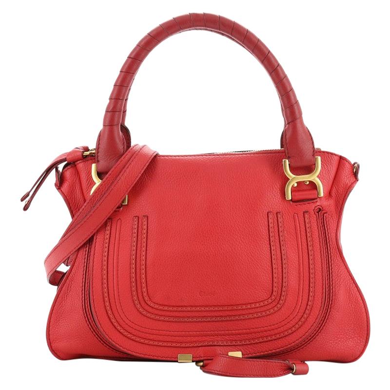 Chloe Marcie Satchel Leather Medium