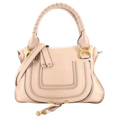 Chloe Marcie Schultertasche aus Leder Medium