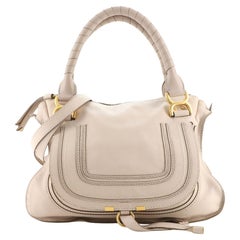 Chloe Marcie Schultertasche aus Leder Medium