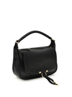Chloé Marcie Shoulder Bag — Black