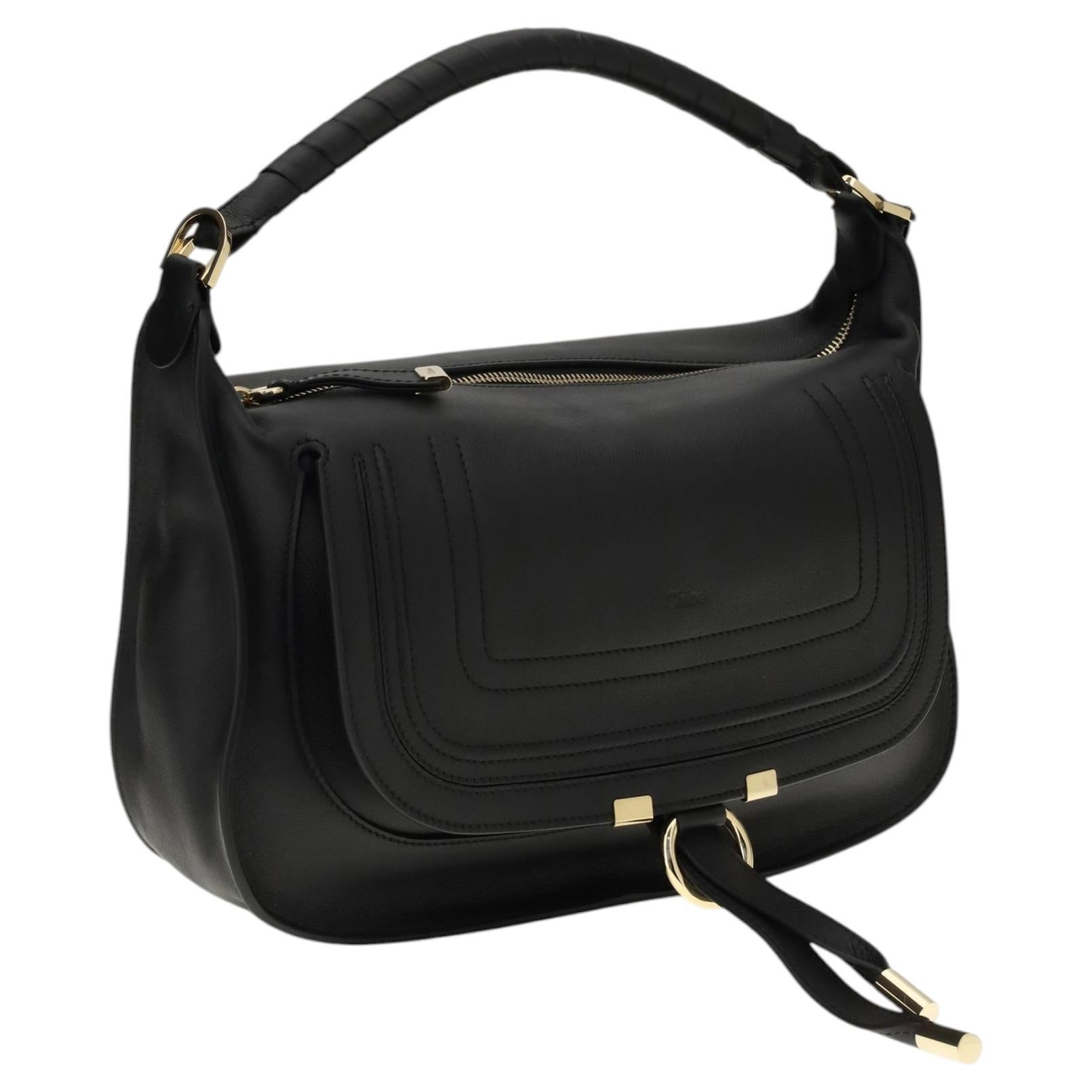 Borsa a tracolla Chloé Marcie — Nera