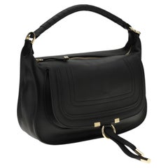 Chloé Marcie Shoulder Bag — Black