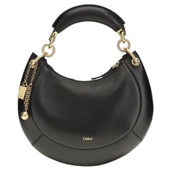 Chloé Marcie Shoulder Bag — Black