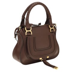 Chloé Marcie Shoulder Bag — Brown