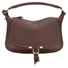 Chloé Marcie Shoulder Bag — Brown