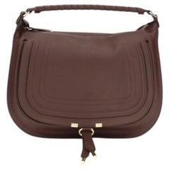 Chloé Marcie Shoulder Bag — Brown