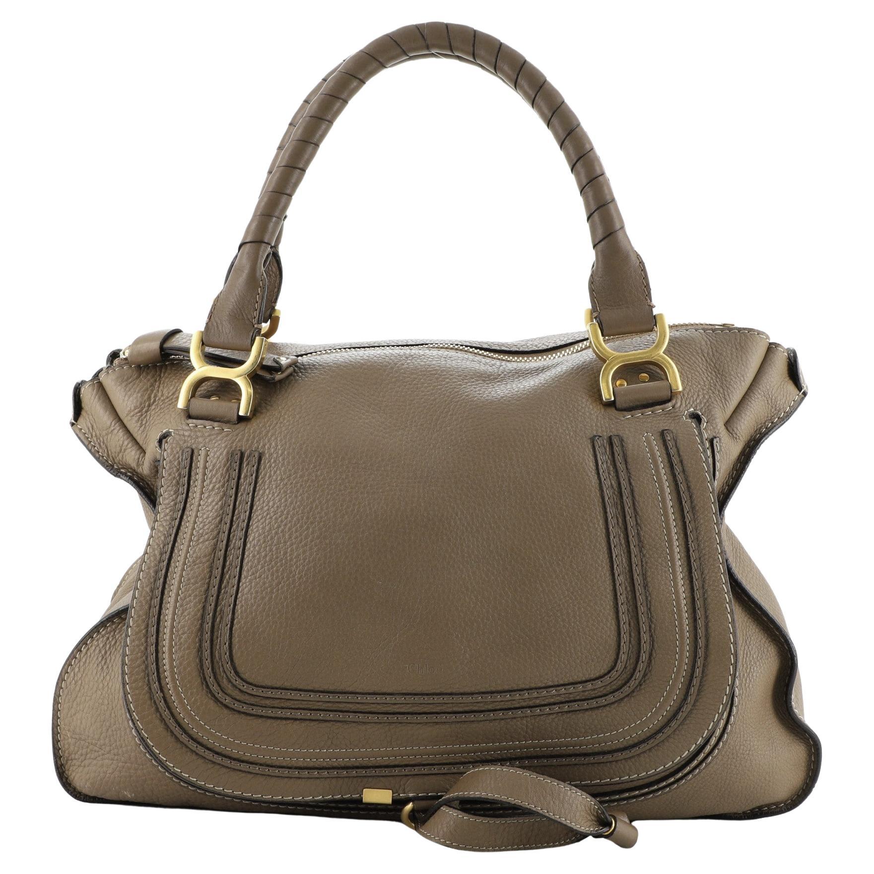 Chloe Marcie Shoulder Bag Leather Large
