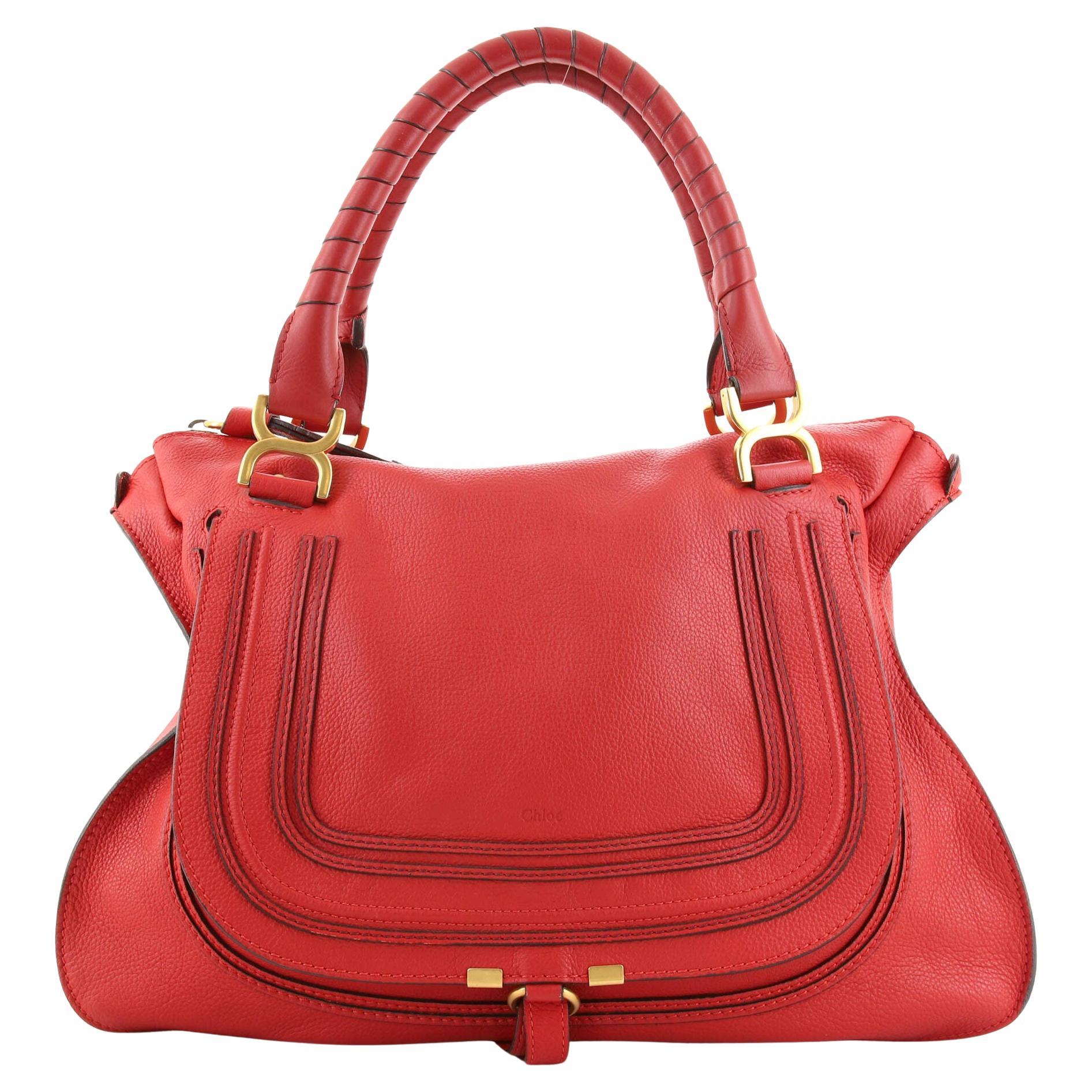 Chloe Marcie Shoulder Bag Leather Large