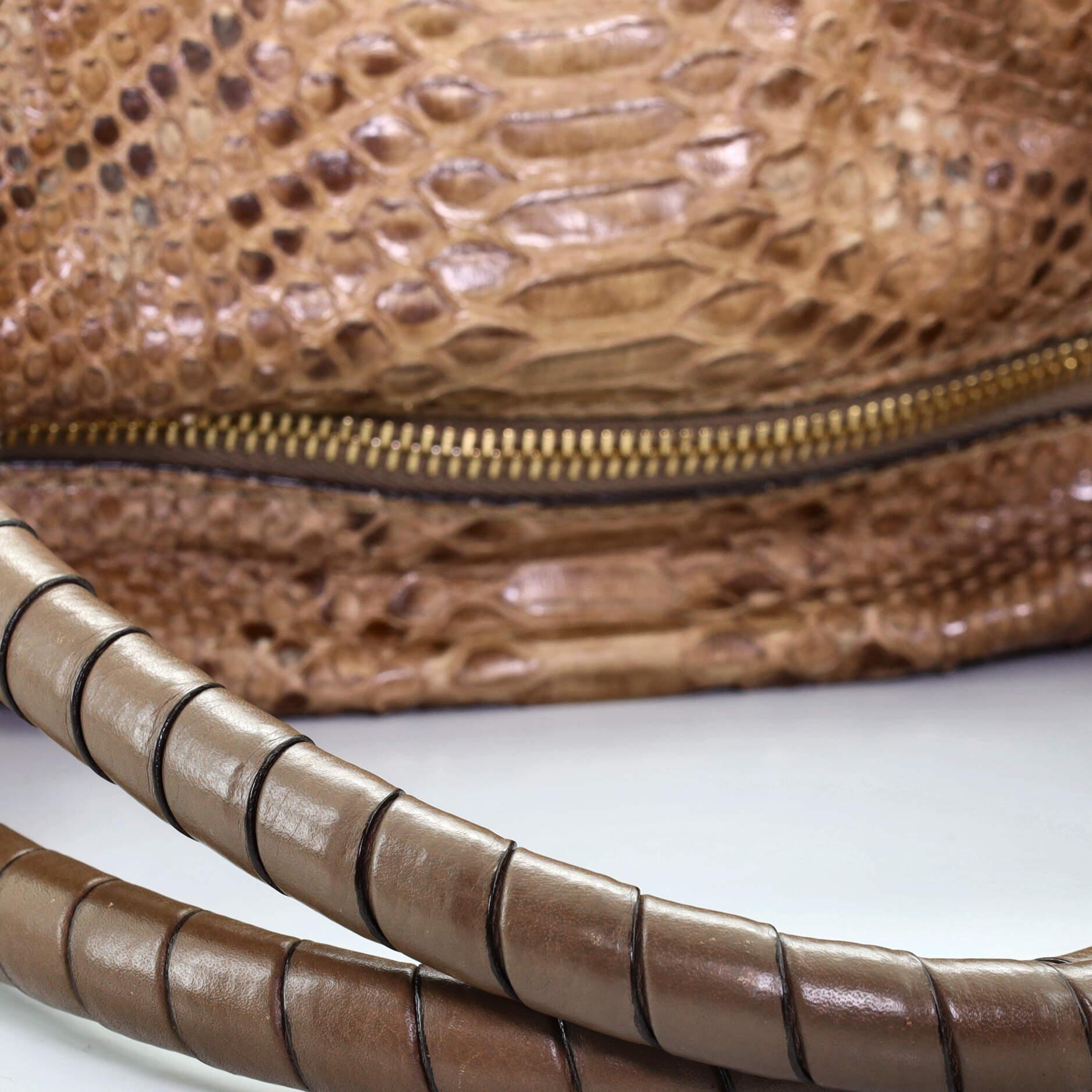 Chloe Marcie Shoulder Bag Python Large 1